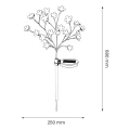 Lampka Solarna Tree 84cm RGB+3000K IP44 EKO2497 Eko-Light