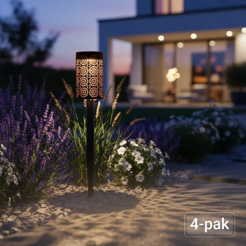 Lampka Solarna Decor 3000K IP44 4szt EKO2502 Eko-Light