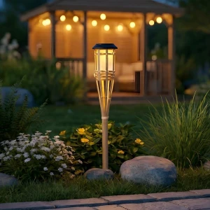 Lampka Solarna Bamboo 1800K IP44 EKO2503 Eko-Light