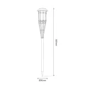 Lampka Solarna Bamboo 1800K IP44 EKO2503 Eko-Light