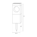 Lampka Solarna Cyklop 3000K IP44 EKO2522 Eko-Light