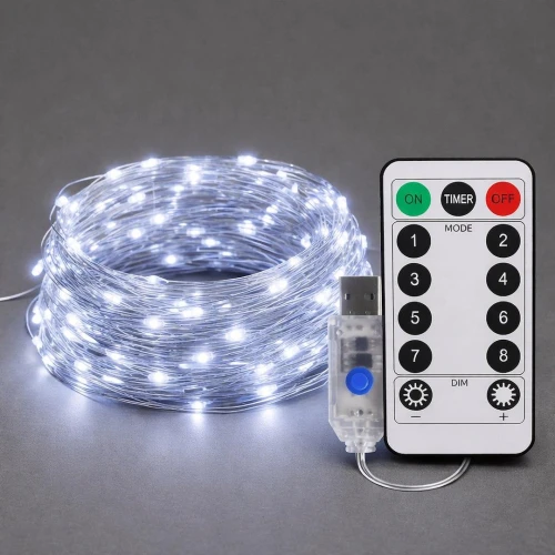 Kurtyna Okienna Girlanda Mery 300 LED USB Zimna 9000K EKG2681 Eko-Light