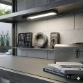 Lampka Podszafkowa Viro 3CCT 20cm Czarny Dwupak EKB2578 Eko-Light