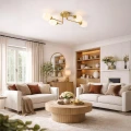 Lampa sufitowa KING GOLD 4xE27 ML2757 Milagro