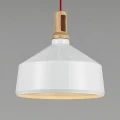 Lampa wisząca NORDIC WOODY biało drewniana 35 cm ST-5097A Step into Design