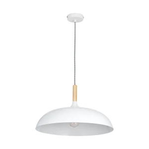 Lampa wisząca SAUCER 45 cm -  biała minimalistyczna oprawa do wnętrz nowoczesnych ST-5219 white Step into Design