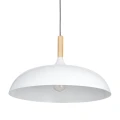 Lampa wisząca SAUCER 45 cm -  biała minimalistyczna oprawa do wnętrz nowoczesnych ST-5219 white Step into Design