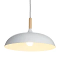 Lampa wisząca SAUCER 45 cm -  biała minimalistyczna oprawa do wnętrz nowoczesnych ST-5219 white Step into Design
