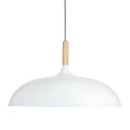 Lampa wisząca SAUCER 45 cm -  biała minimalistyczna oprawa do wnętrz nowoczesnych ST-5219 white Step into Design