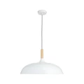 Lampa wisząca SAUCER 45 cm -  biała minimalistyczna oprawa do wnętrz nowoczesnych ST-5219 white Step into Design