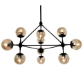 Lampa wisząca ASTRIFERO-10, 90 cm -  bursztynowo czarna  ST-9047-10 amber Step into Design