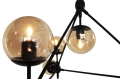 Lampa wisząca ASTRIFERO-10, 90 cm -  bursztynowo czarna  ST-9047-10 amber Step into Design
