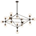 Lampa wisząca ASTRIFERO-15, 110 cm -  bursztynowo czarna  ST-9047-15 Step into Design