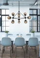 Lampa wisząca ASTRIFERO-15, 110 cm -  bursztynowo czarna  ST-9047-15 Step into Design