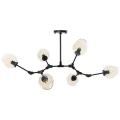 Lampa wisząca MODERN ORCHID-6 bursztynowo czarna 130 cm ST-1232-6 Step into Design