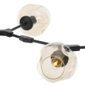Lampa wisząca MODERN ORCHID-6 bursztynowo czarna 130 cm ST-1232-6 Step into Design
