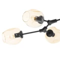 Lampa wisząca MODERN ORCHID-6 bursztynowo czarna 130 cm ST-1232-6 Step into Design