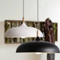 Lampa wisząca SAUCER 45 cm -  czarna minimalistyczna oprawa do wnętrz nowoczesnych  ST-5219 black Step into Design