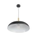 Lampa wisząca SAUCER 45 cm -  czarna minimalistyczna oprawa do wnętrz nowoczesnych  ST-5219 black Step into Design