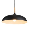 Lampa wisząca SAUCER 45 cm -  czarna minimalistyczna oprawa do wnętrz nowoczesnych  ST-5219 black Step into Design