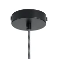 Lampa wisząca SAUCER 45 cm -  czarna minimalistyczna oprawa do wnętrz nowoczesnych  ST-5219 black Step into Design