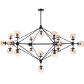 Lampa wisząca ASTRIFERO-21, 165 cm -  bursztynowo czarna  ST-9047-21 Step into Design