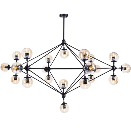 Lampa wisząca ASTRIFERO-21, 165 cm -  bursztynowo czarna  ST-9047-21 Step into Design