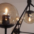 Lampa wisząca ASTRIFERO-21, 165 cm -  bursztynowo czarna  ST-9047-21 Step into Design