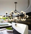 Lampa wisząca ASTRIFERO-21, 165 cm -  bursztynowo czarna  ST-9047-21 Step into Design