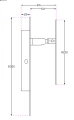 Lampa ścienna PILLS biała 30 cm ST-8371 L Step into Design