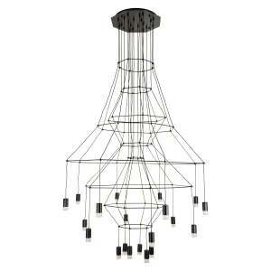Lampa wisząca LINEA-20 czarna 120cm ST-5961-20 Step into Design