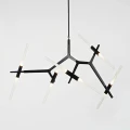 Lampa wisząca STICKS-6 czarna ST-1001-6 black Step into Design
