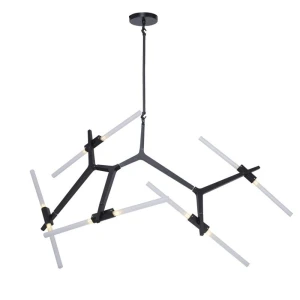 Lampa wisząca STICKS-10 czarna ST-1001-10 black Step into Design