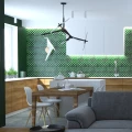 Lampa wisząca STICKS-10 czarna ST-1001-10 black Step into Design