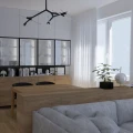Lampa wisząca STICKS-10 czarna ST-1001-10 black Step into Design