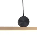Lampa wisząca BOOGIE 88 cm-  LED, złota listwa z czarnym akcentem MD-7014-880 Step into Design