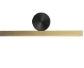 Lampa ścienna BOOGIE LED złoto czarna 45 cm MD-7014 wall Step into Design