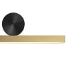 Lampa ścienna BOOGIE LED złoto czarna 45 cm MD-7014 wall Step into Design