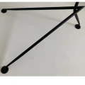 Lampa podłogowa CRANE-F1 czarna 160 cm F8701 Step into Design