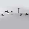 Lampa wisząca CRANE-2P dwuramienna czarna  P8702 Step into Design