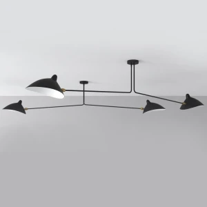 Lampa wisząca CRANE-2P dwuramienna czarna  P8702 Step into Design