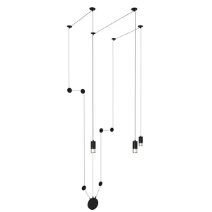 Lampa ścienna LINEA-3 WALL czarna XT012-3W Step into Design