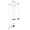 Lampa ścienna LINEA-6 WALL czarna XT012-6W Step into Design