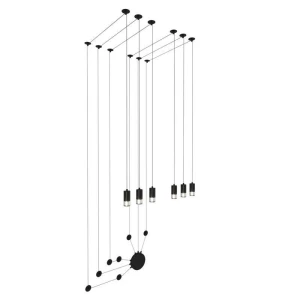 Lampa ścienna LINEA-6 WALL czarna XT012-6W Step into Design