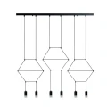 Lampa wisząca LINEA-6 LONG czarna 100 cm XT100-6P Step into Design