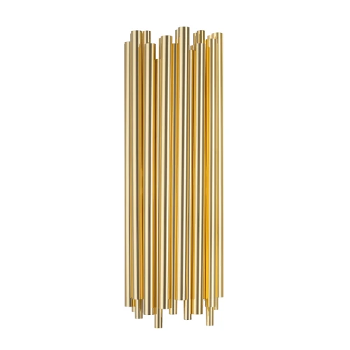 Lampa ścienna TUBO GOLD 50 cm- nowoczesny metalowy kinkiet do salonu ST-1671 GOLD Step into Design