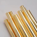 Lampa ścienna TUBO GOLD 50 cm- nowoczesny metalowy kinkiet do salonu ST-1671 GOLD Step into Design