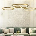 Lampa wisząca CIRCLE 120 - LED, ring mosiądz szczotkowany  ST-8848-120 brass Step into Design
