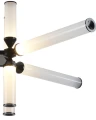 Lampa wisząca QUADRO-12 LED czarna  RH115-12P  Step into Design