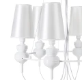 Lampa wisząca QUEEN-6 biała  ST-7105-6S white Step into Design